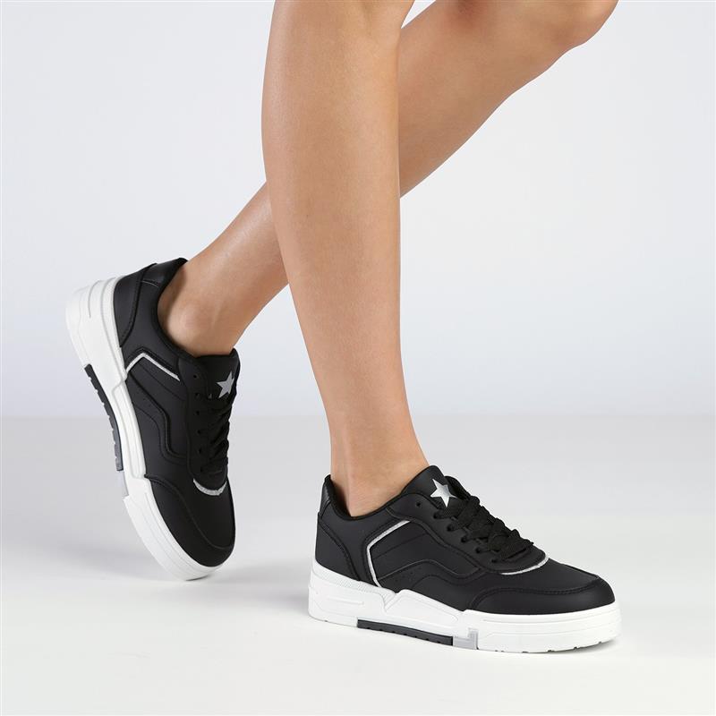 סניקרס/ספורט שחור 38