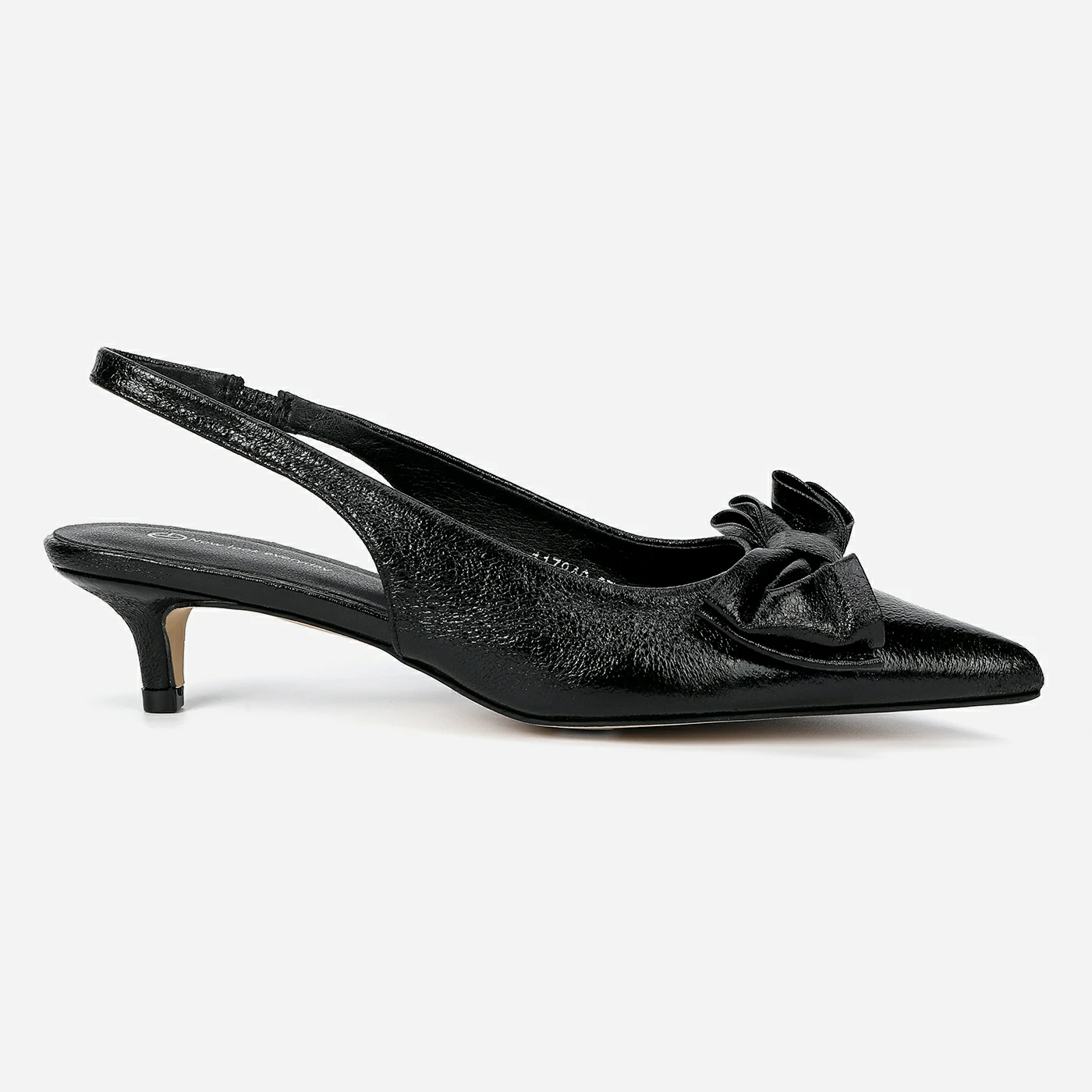 נעל עקב שחור 38