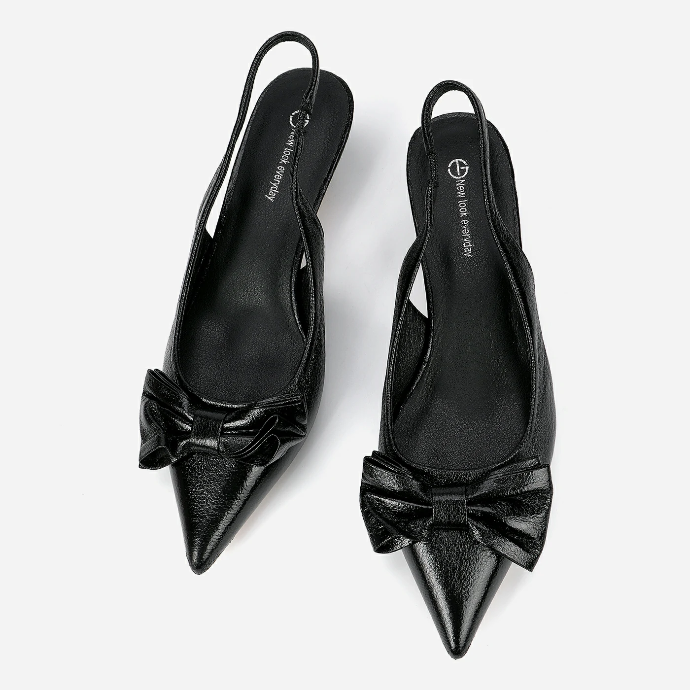 נעל עקב שחור 38