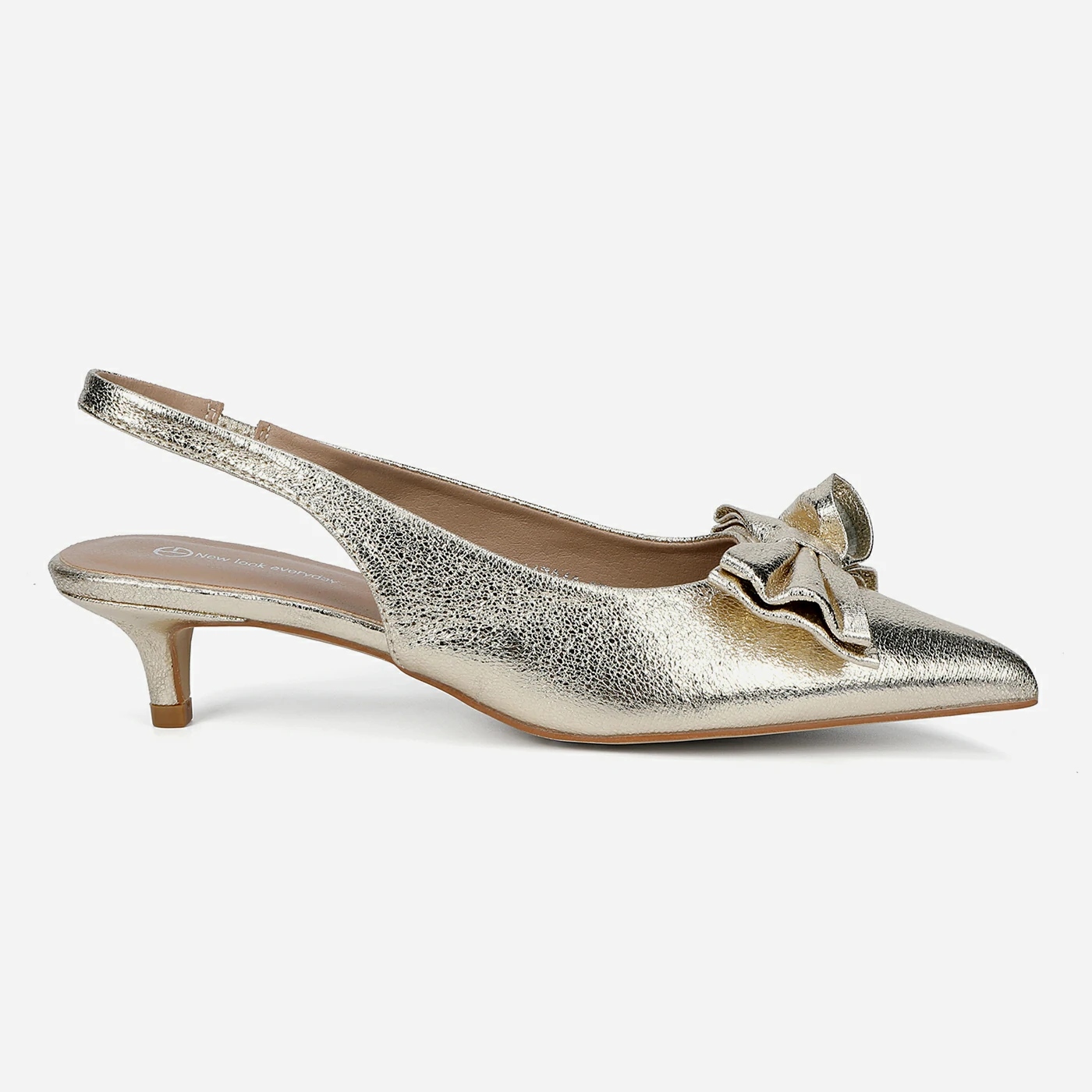 נעל עקב זהב 36