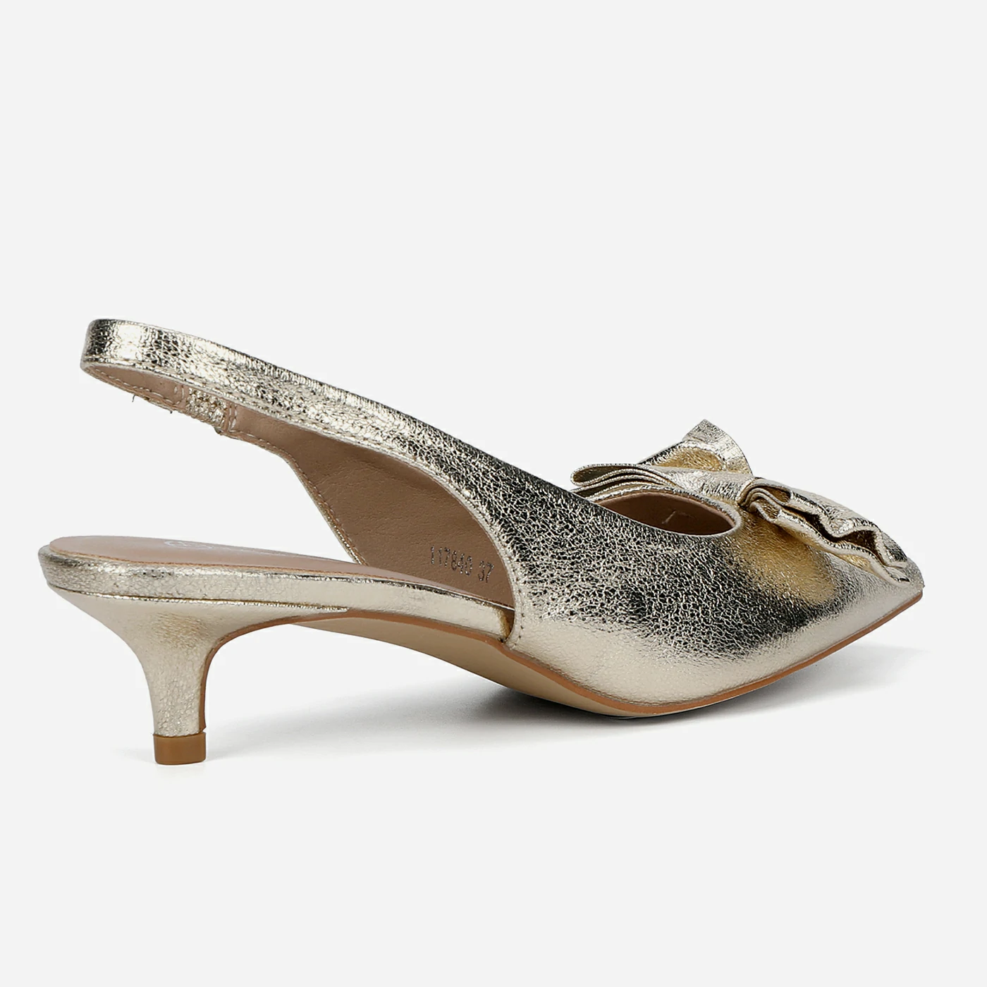 נעל עקב זהב 36