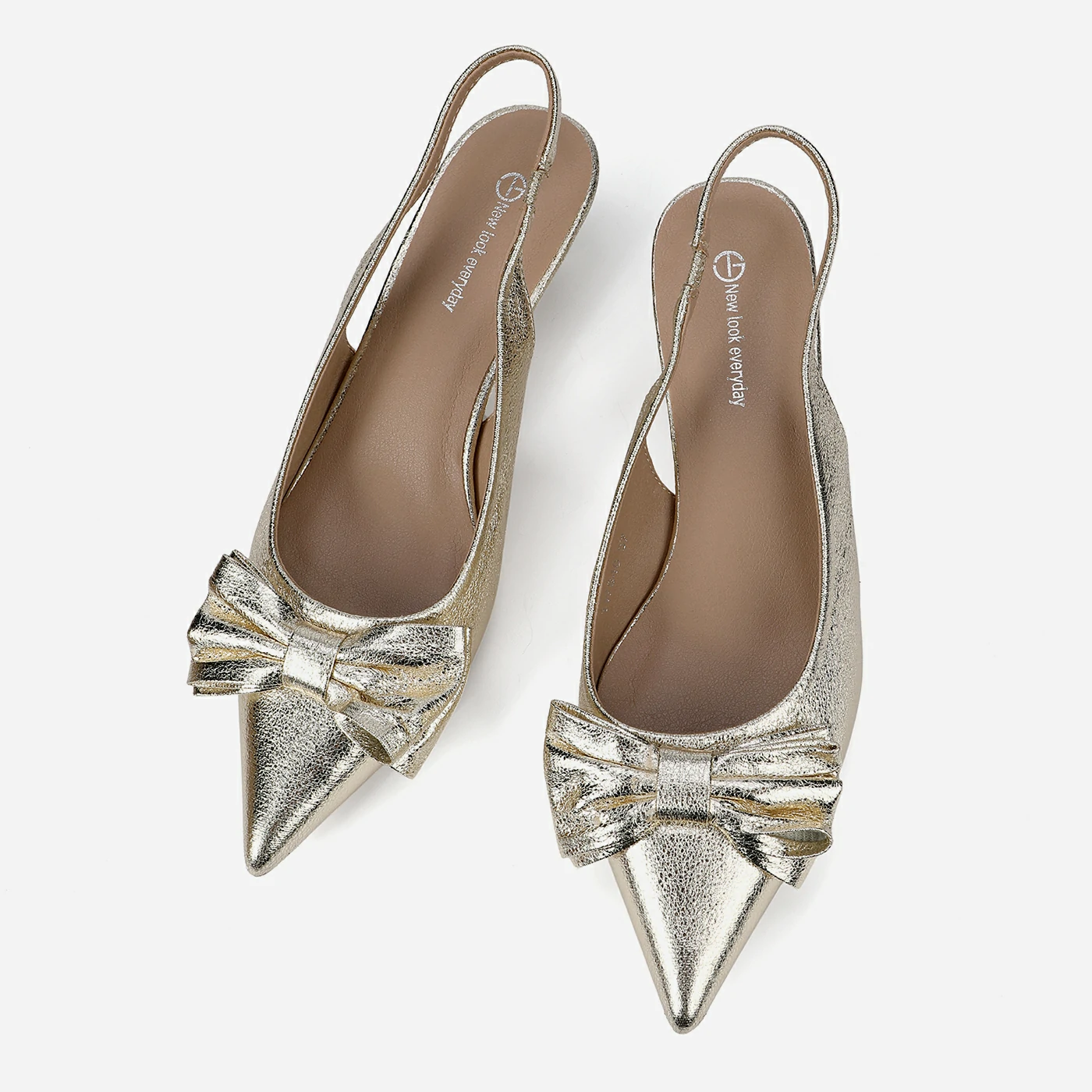 נעל עקב זהב 36