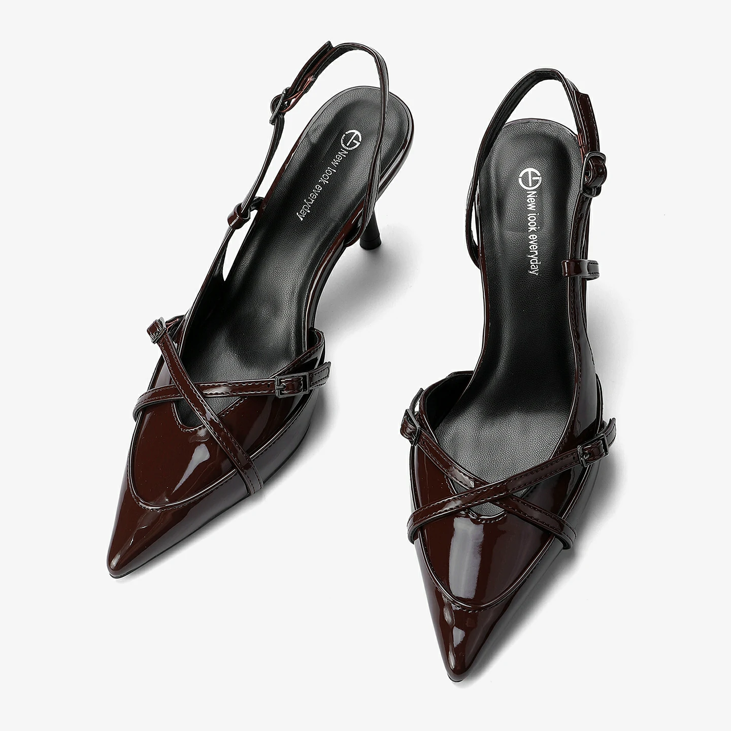 נעל עקב חום 38