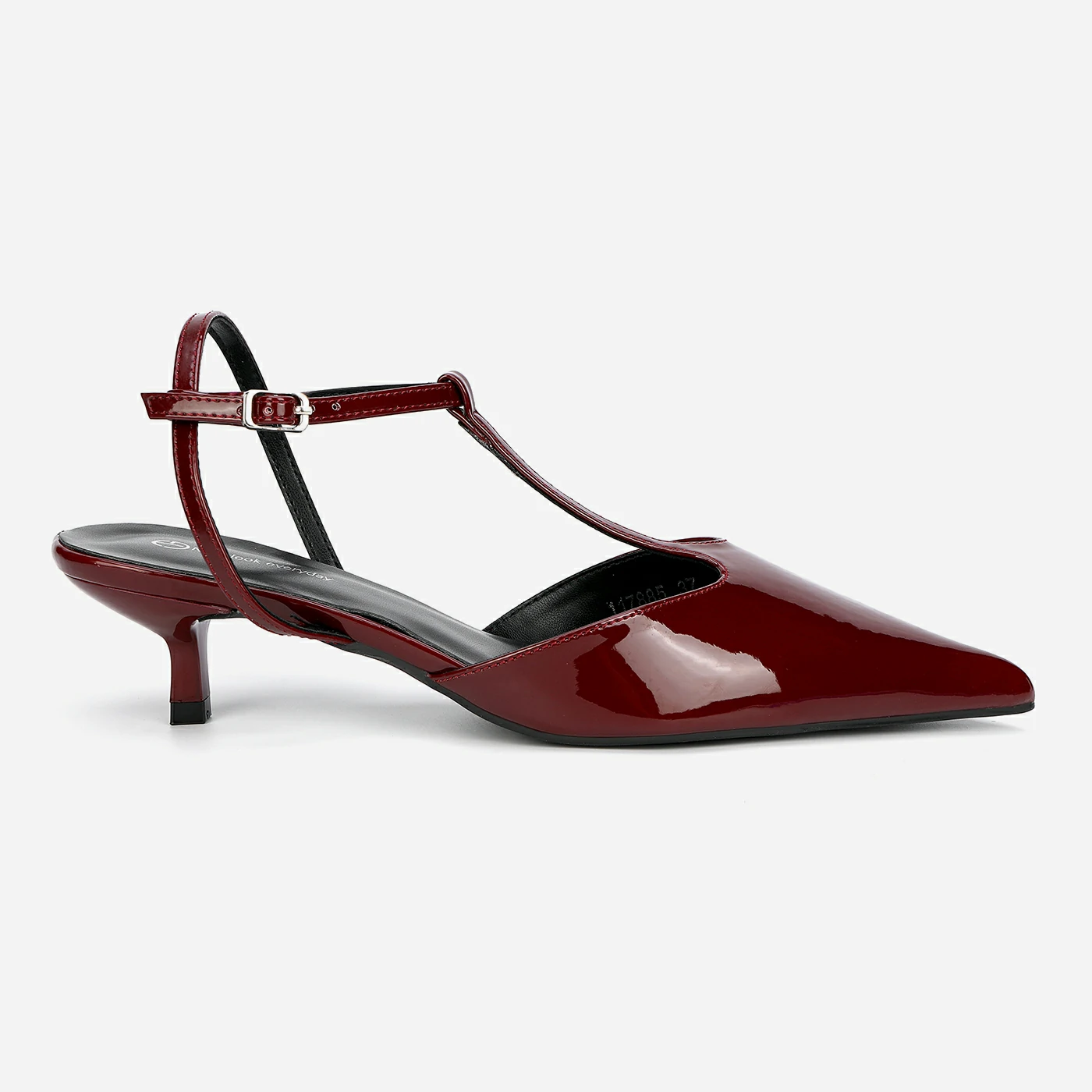 נעל עקב בורדו 37