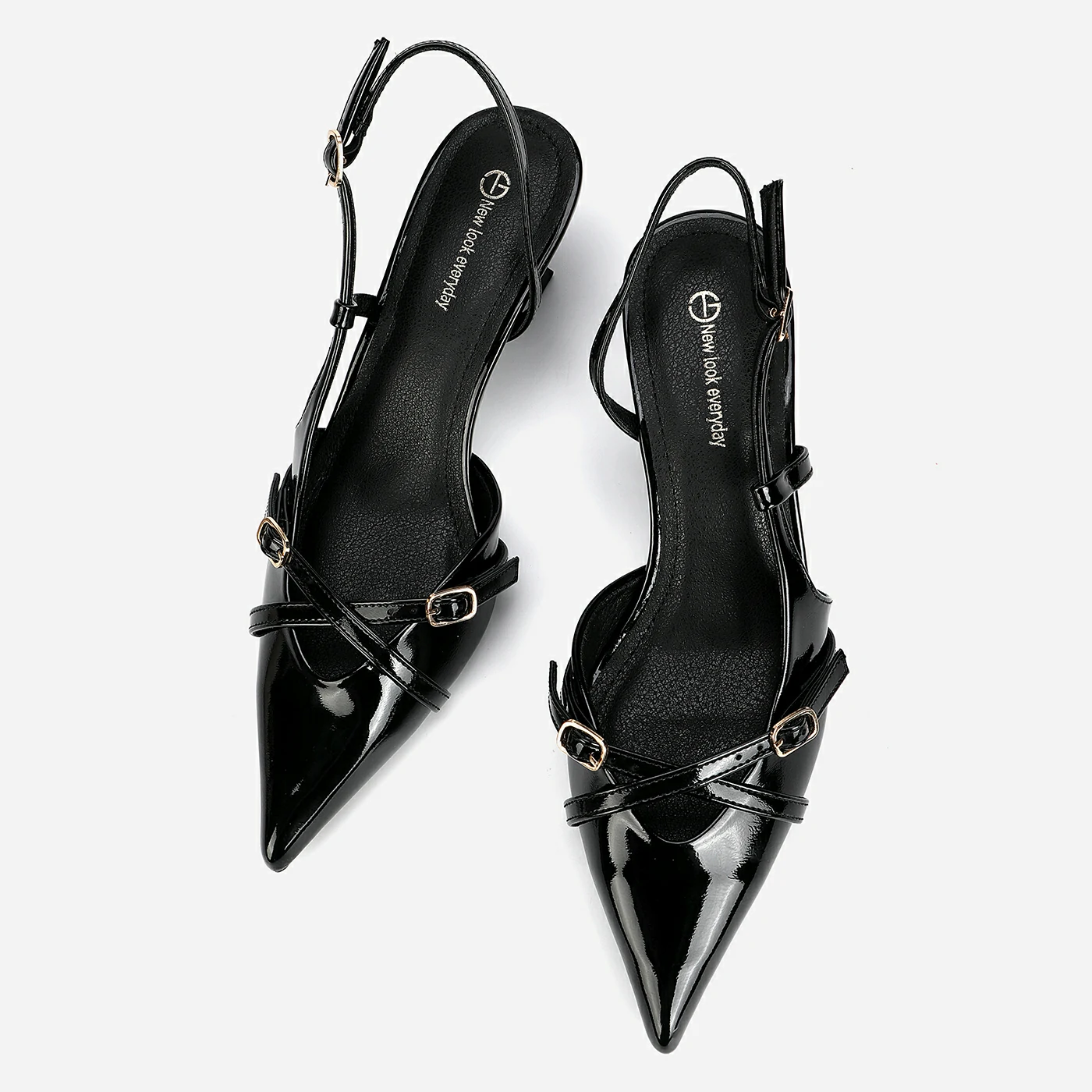 נעל עקב שחור 37