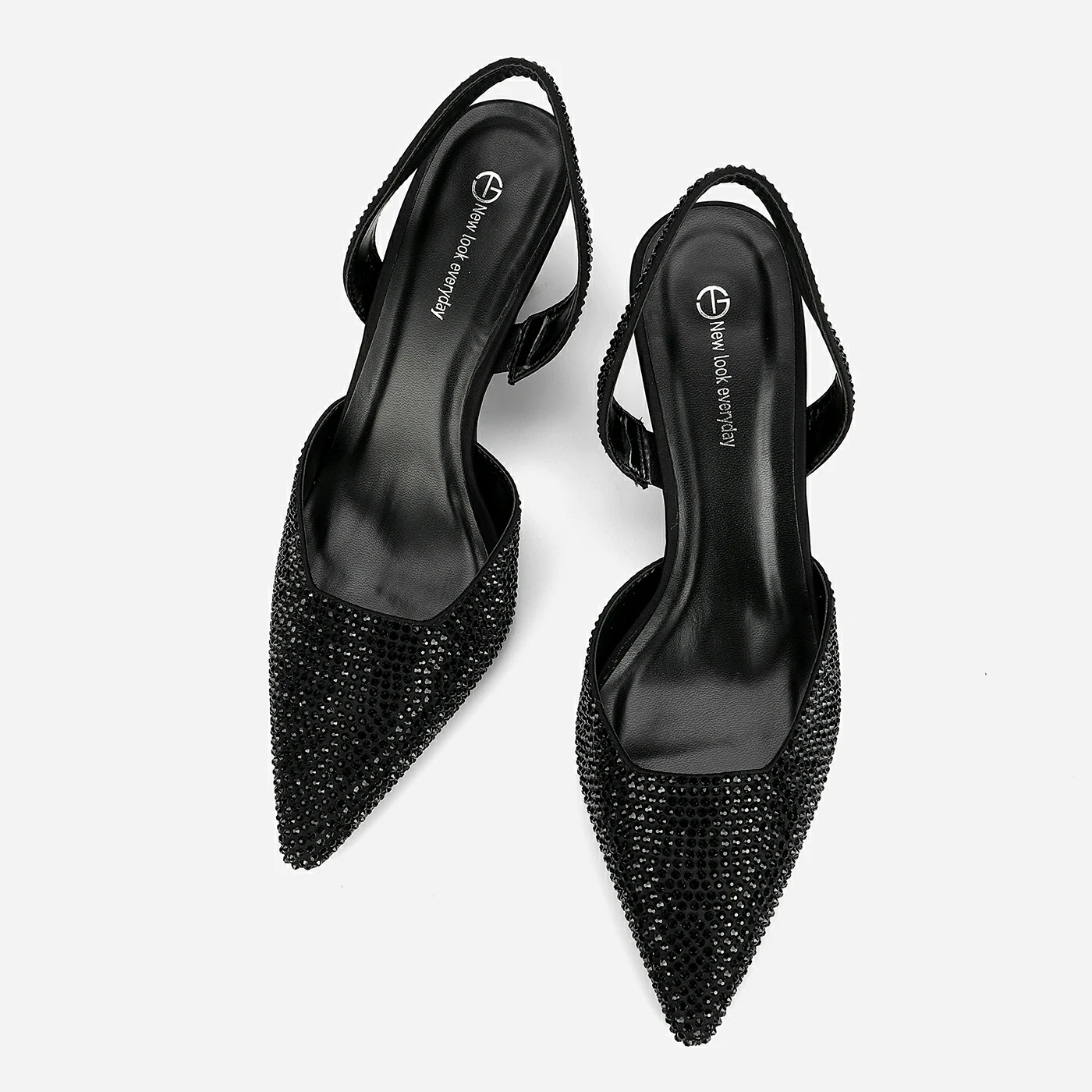 נעל עקב שחור 39