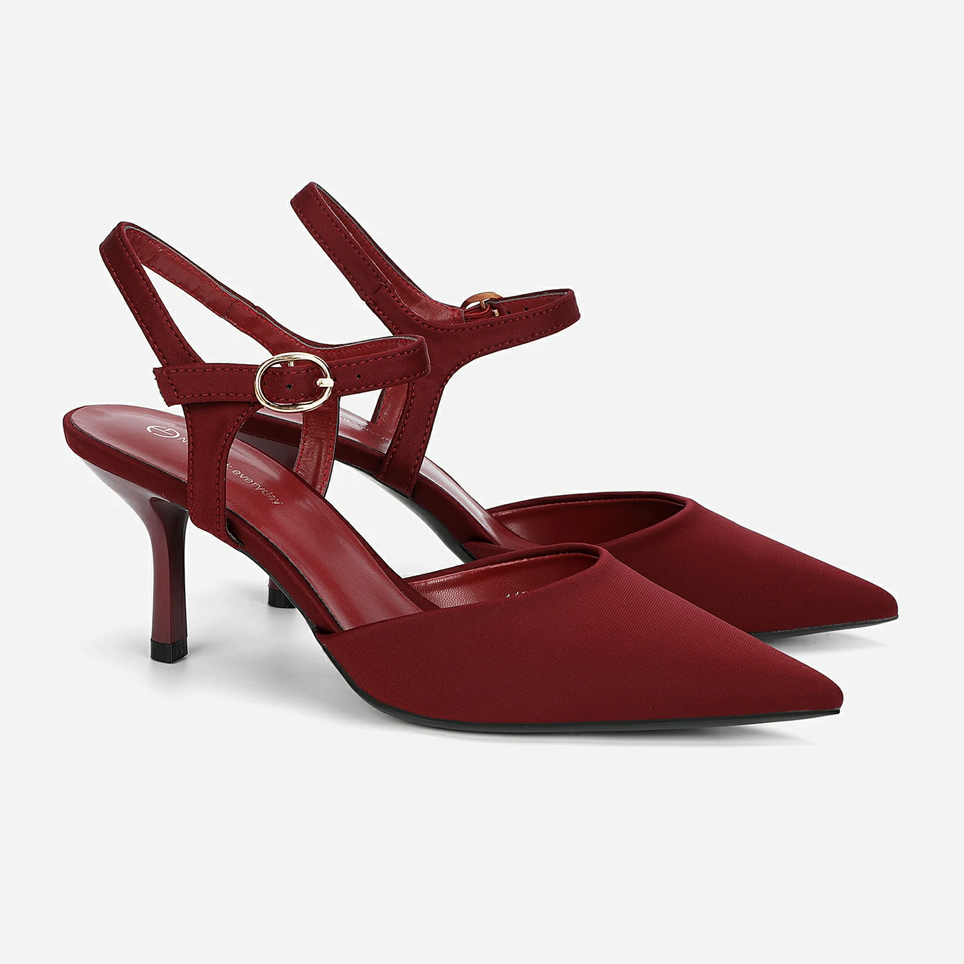 נעל עקב בורדו 37