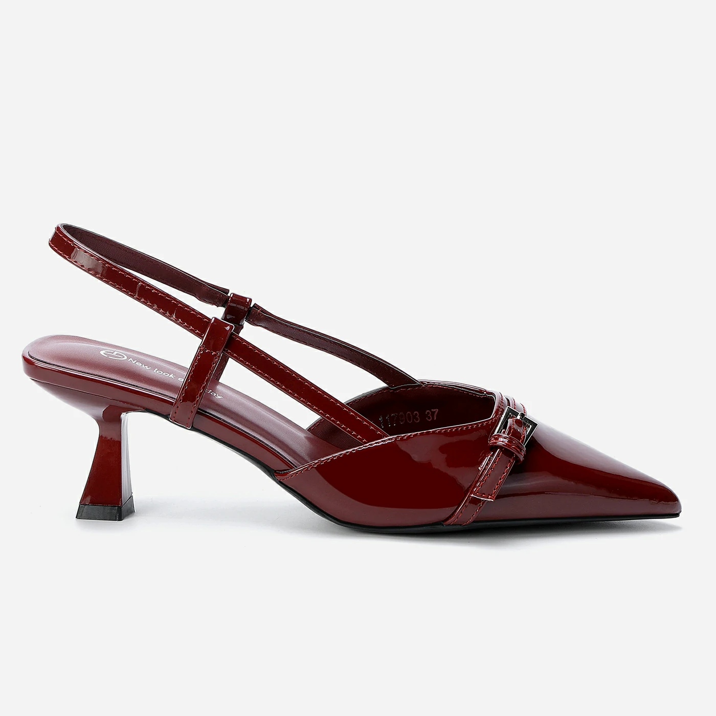 נעל עקב בורדו 37