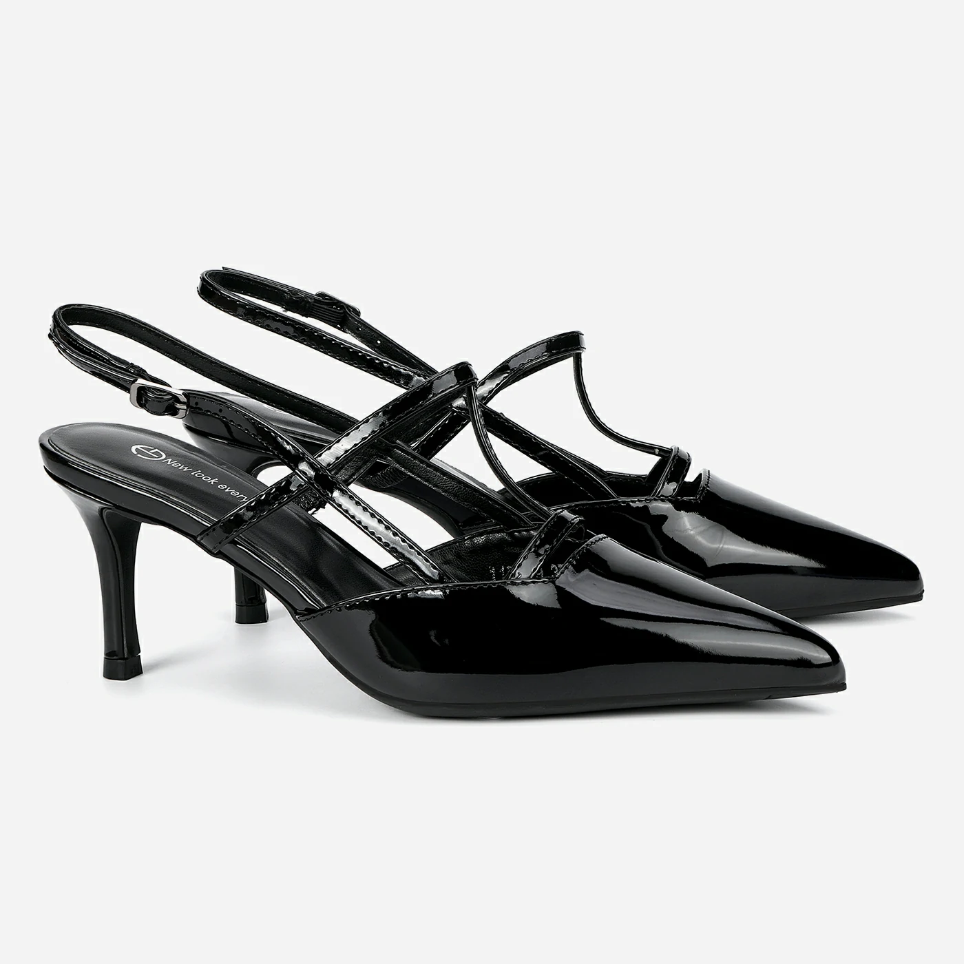 נעל עקב שחור 41