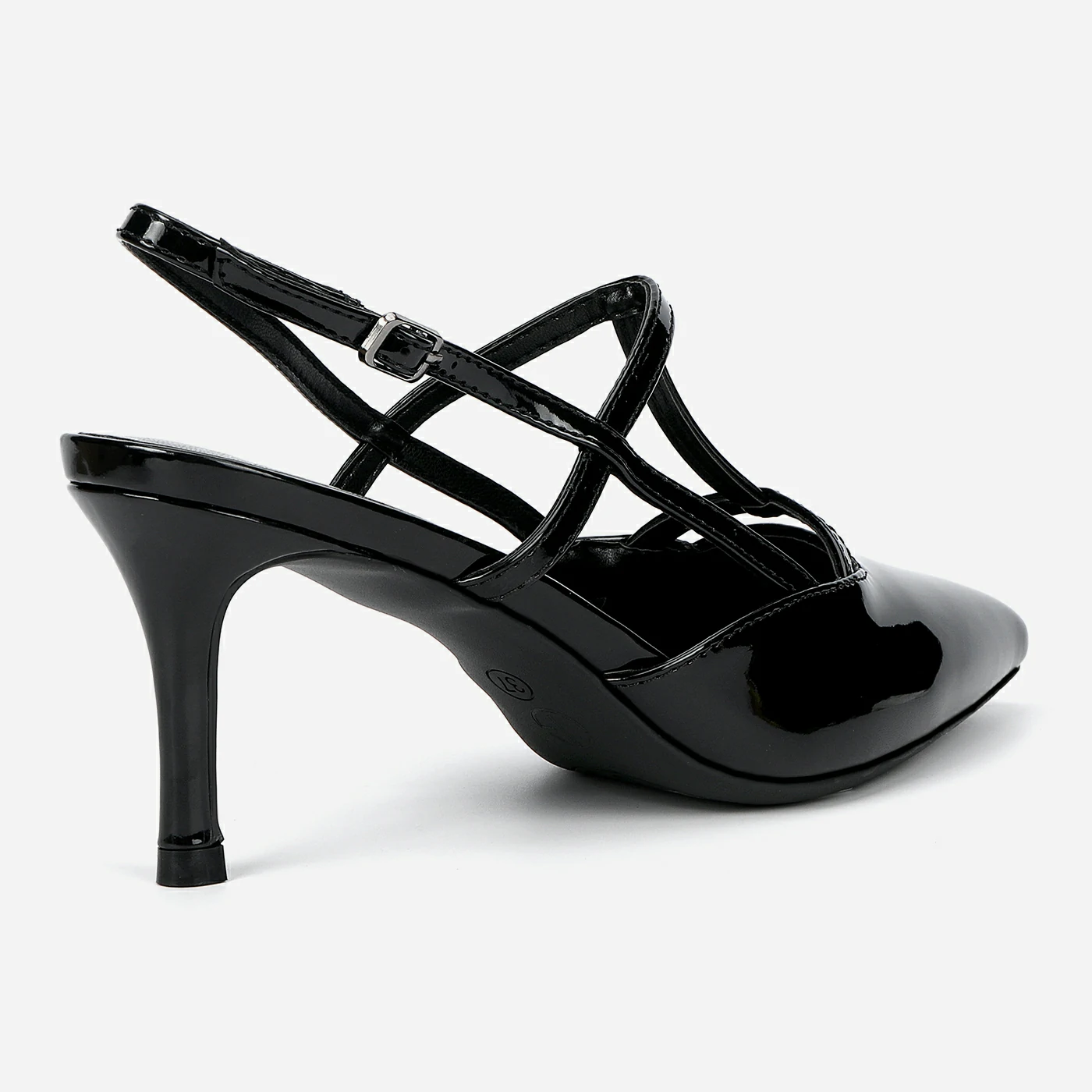 נעל עקב שחור 41