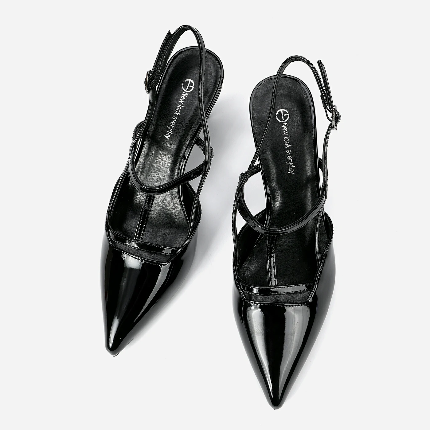 נעל עקב שחור 41