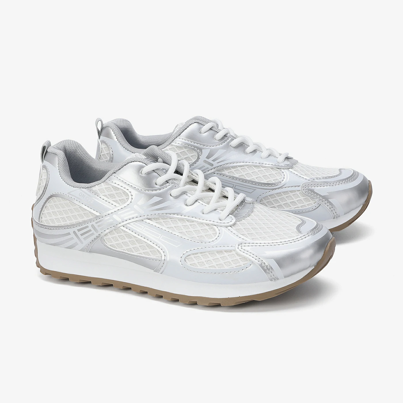 סניקרס/ספורט כסף 40