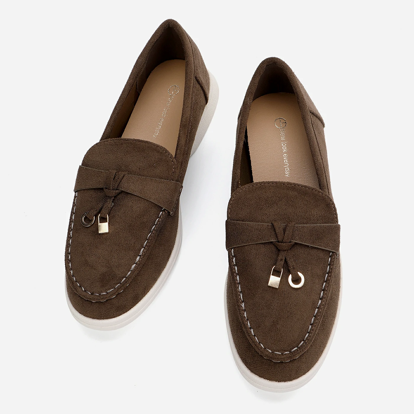 נעל שטוחה חום 37