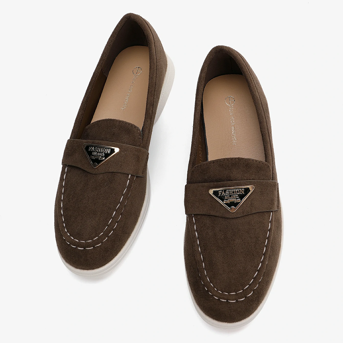 נעל שטוחה חום 38