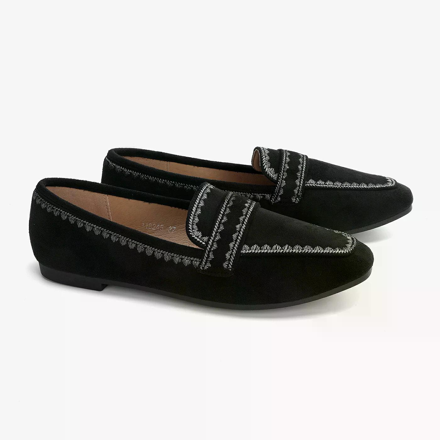 נעל שטוחה שחור 39