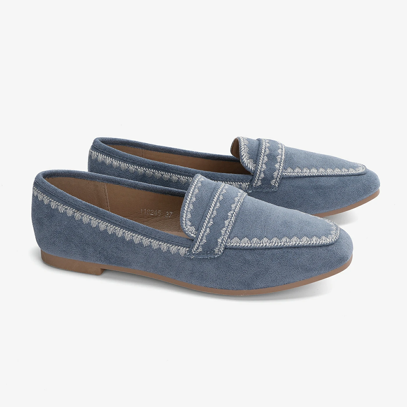 נעל שטוחה תכלת 36