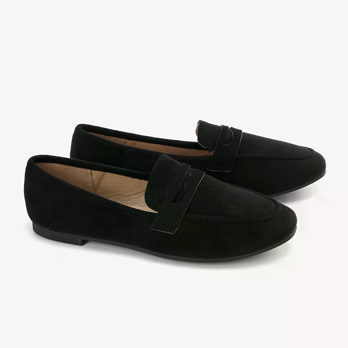 נעל שטוחה שחור 38