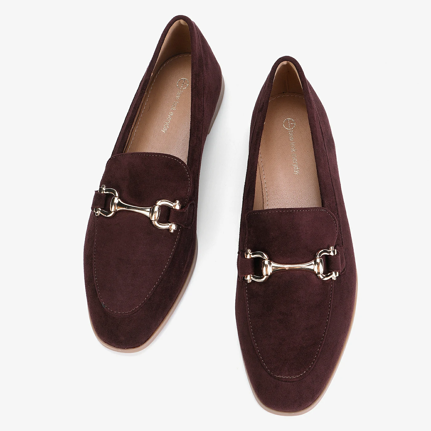 נעל שטוחה בורדו 41