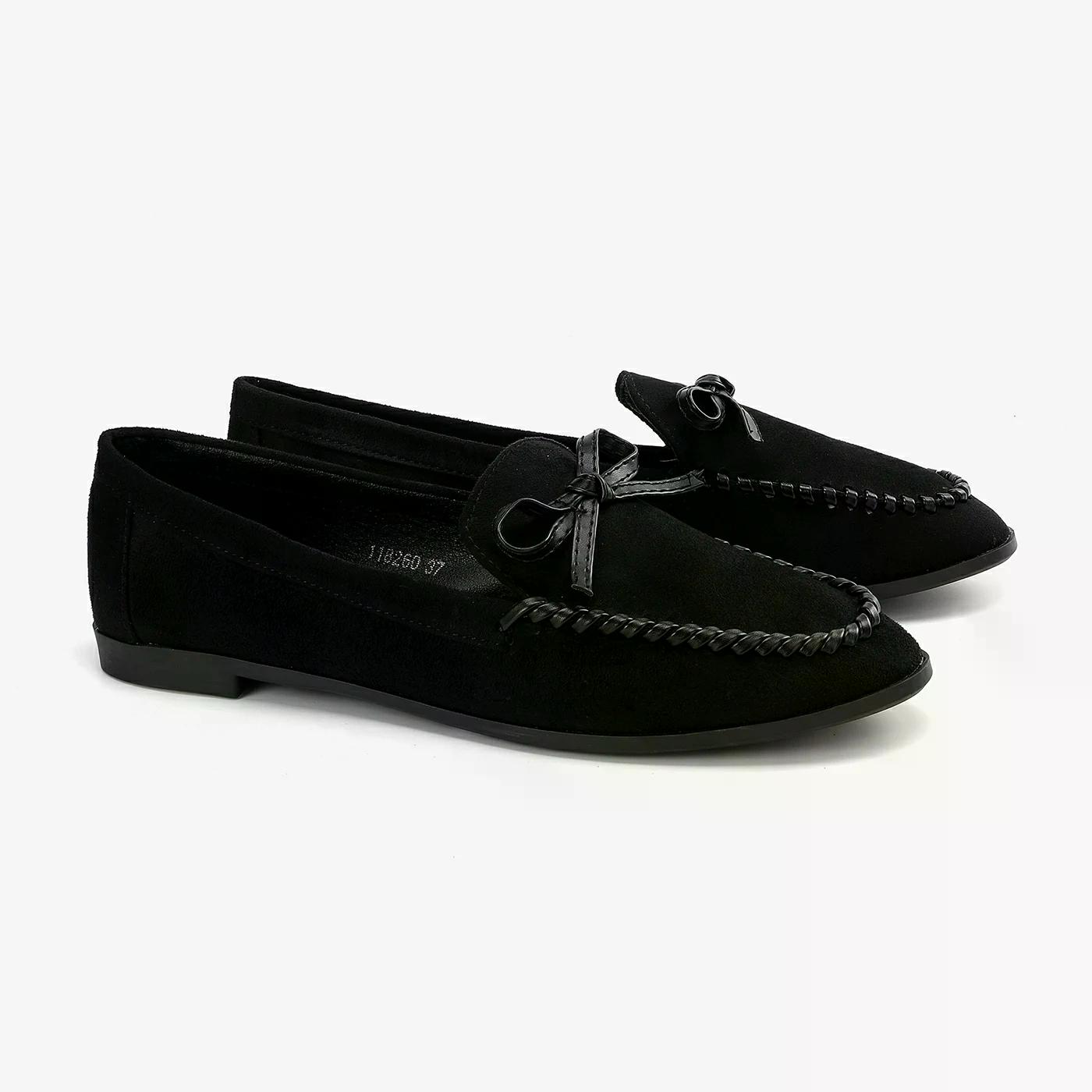 נעל שטוחה שחור 40