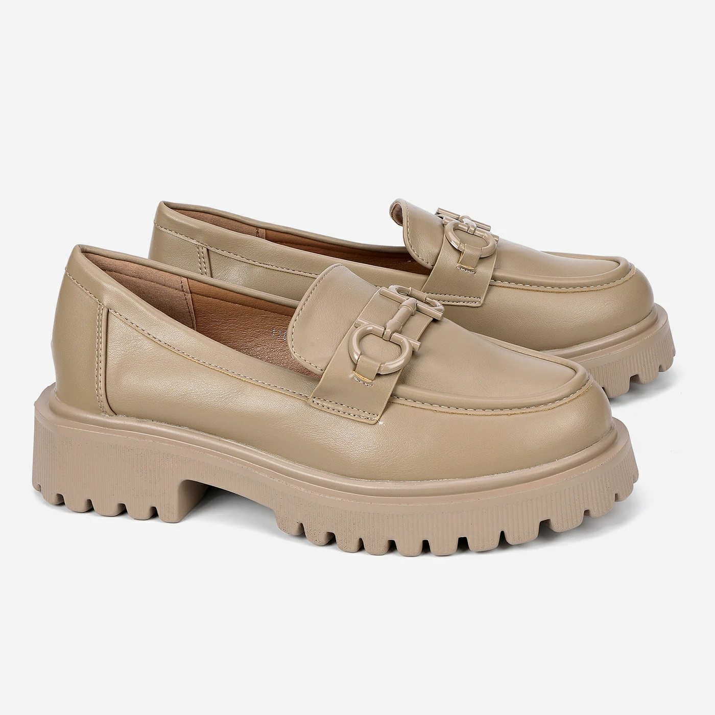 נעל שטוחה חאקי 38