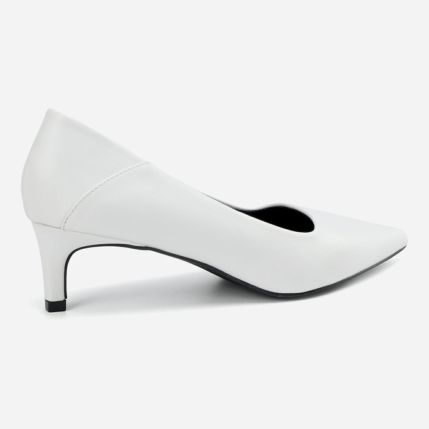 נעל עקב לבן 37