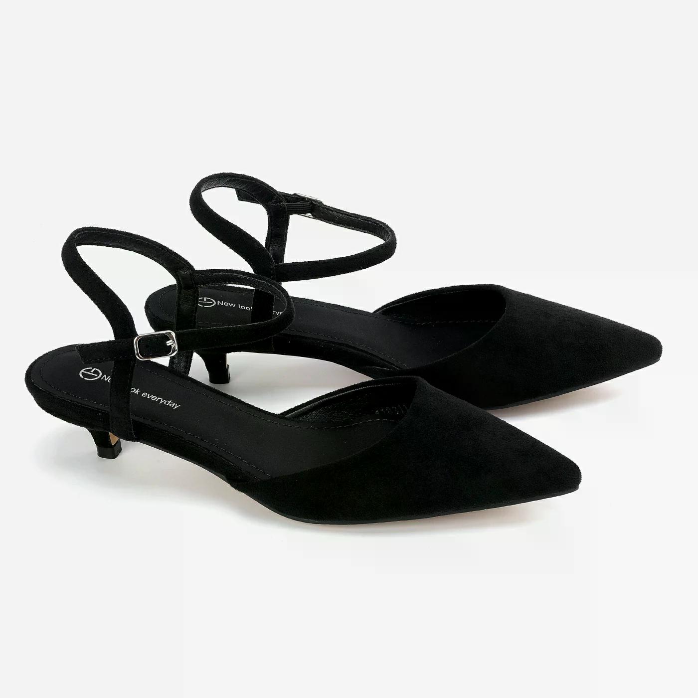 נעל עקב שחור 39