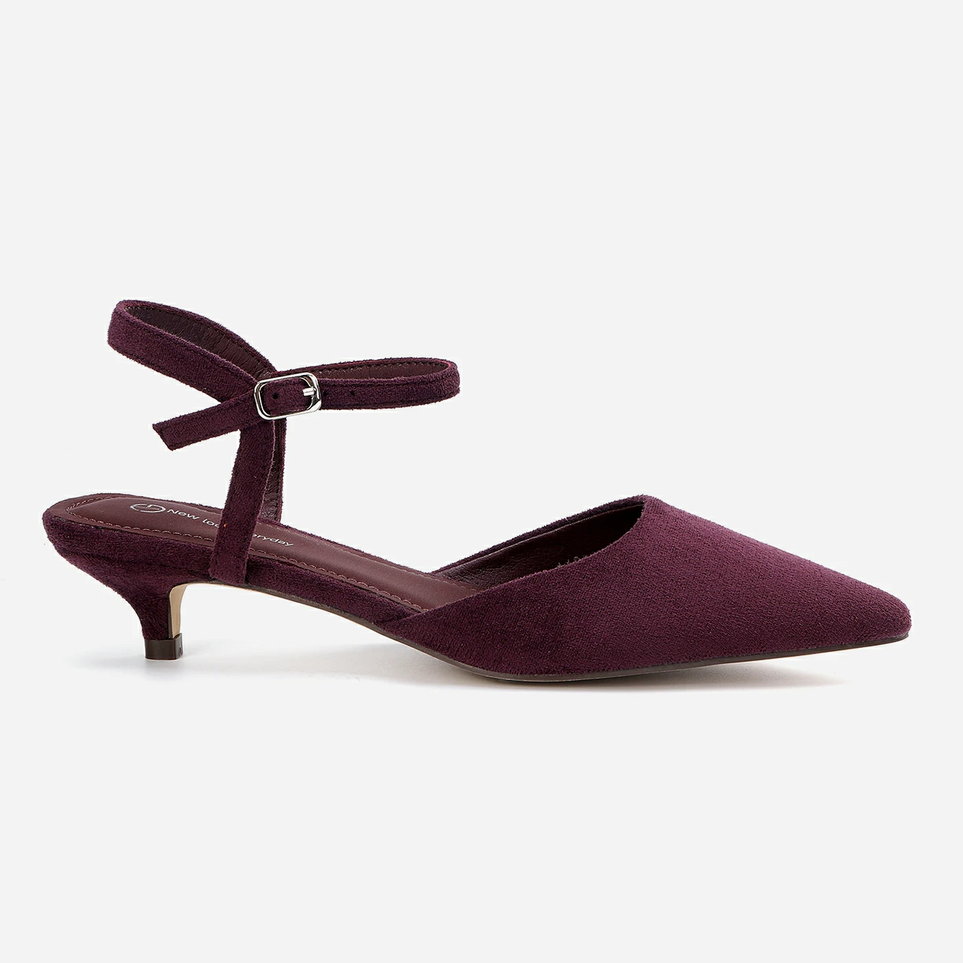 נעל עקב בורדו 38