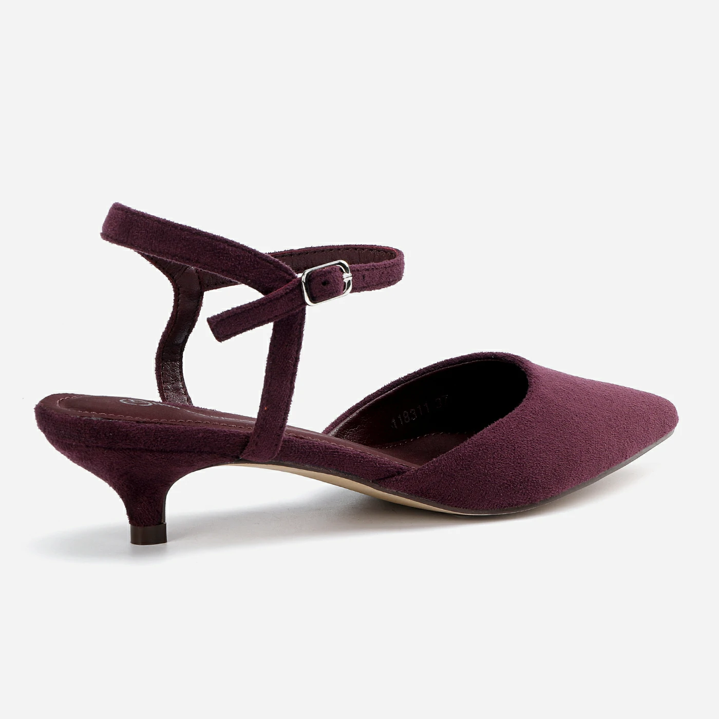 נעל עקב בורדו 38