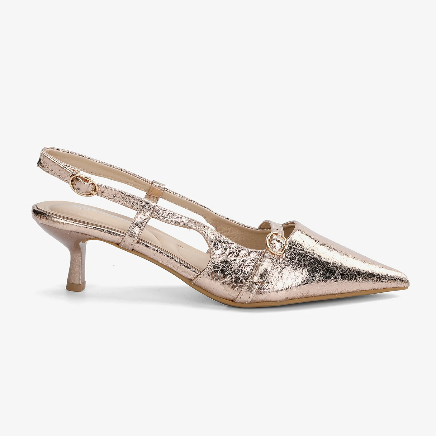 נעל עקב רוזגולד 36