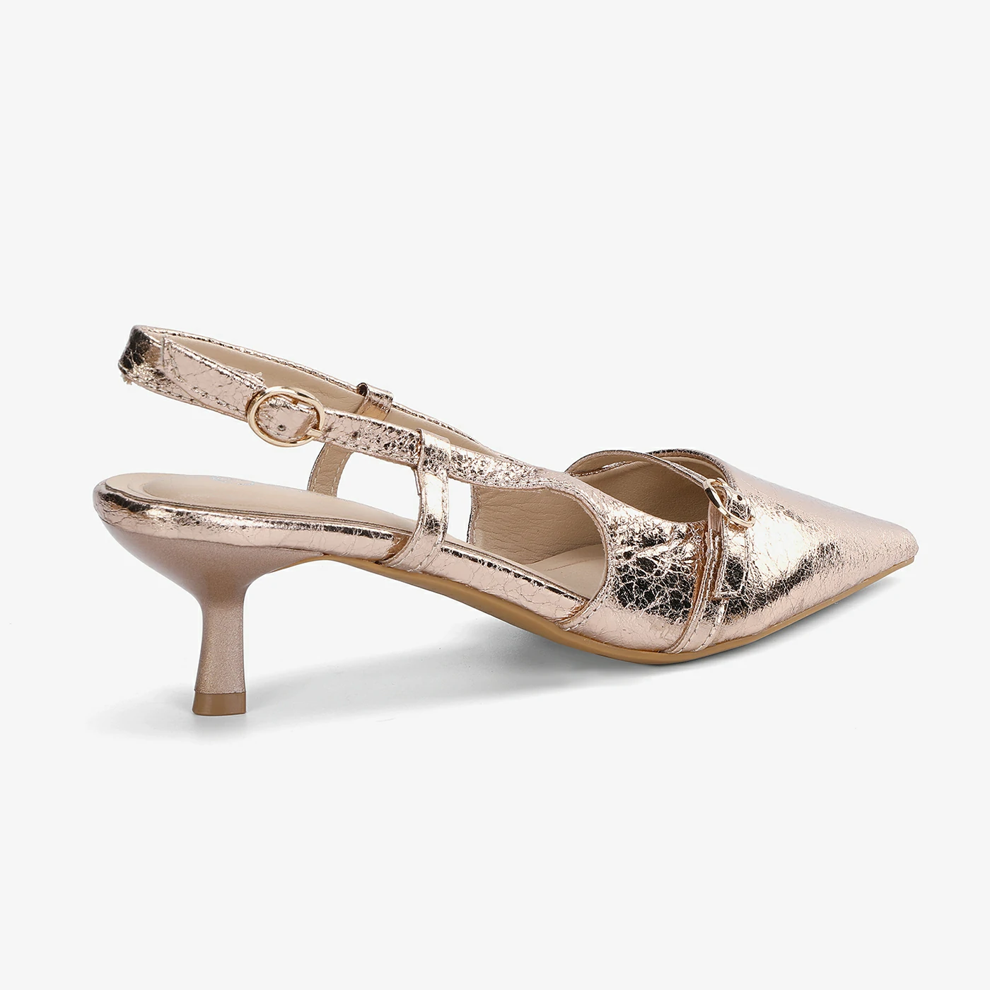 נעל עקב רוזגולד 36