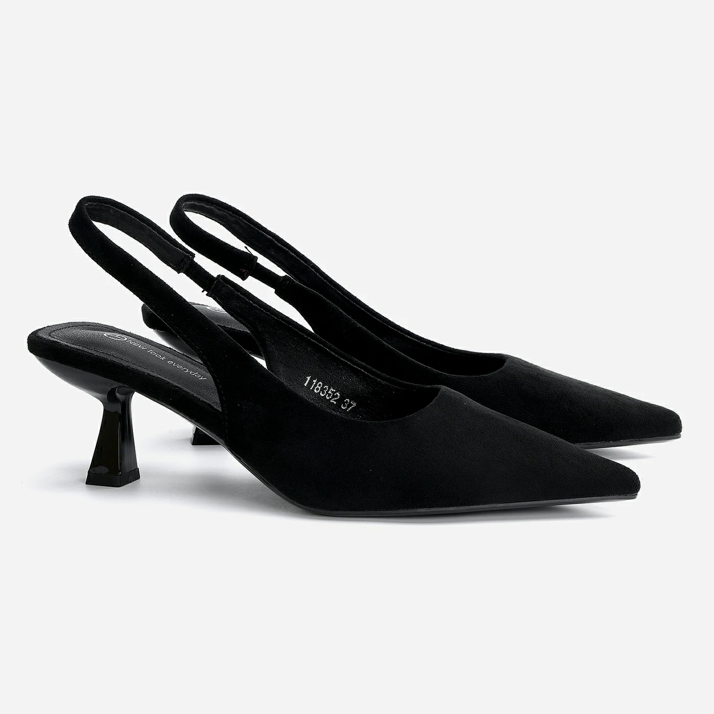 נעל עקב שחור 38