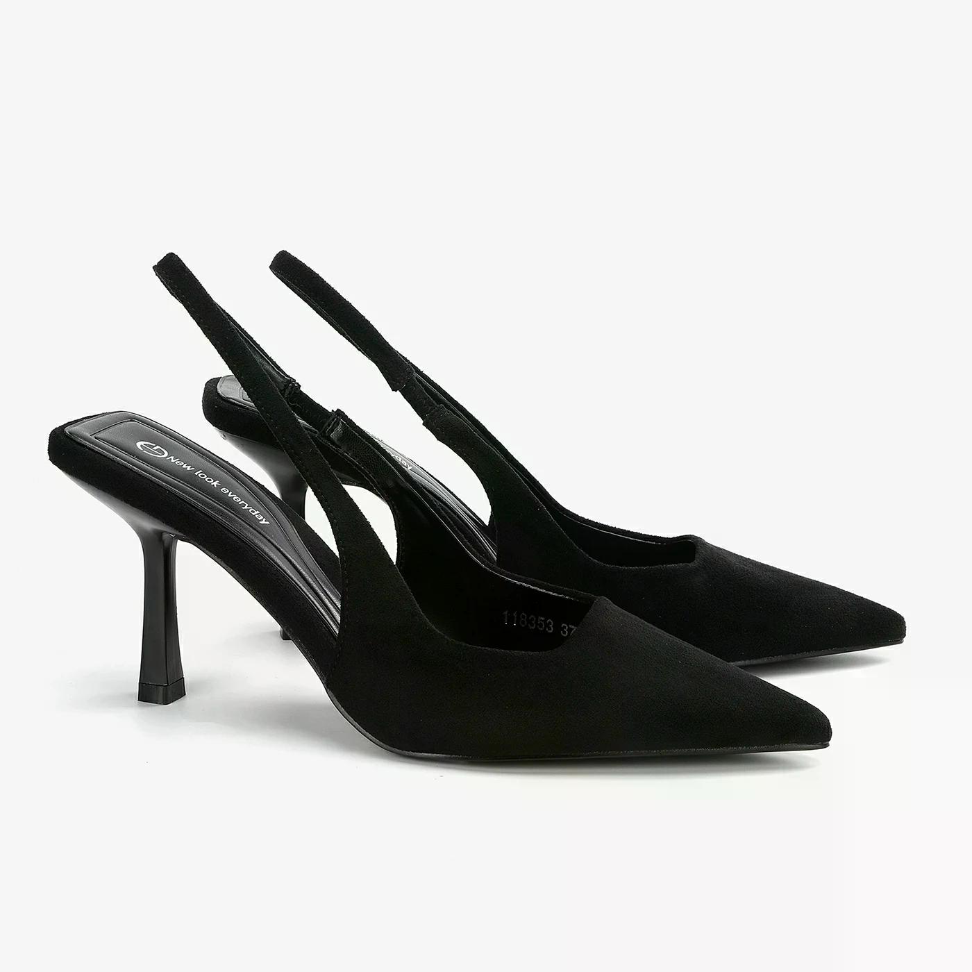 נעל עקב שחור 39