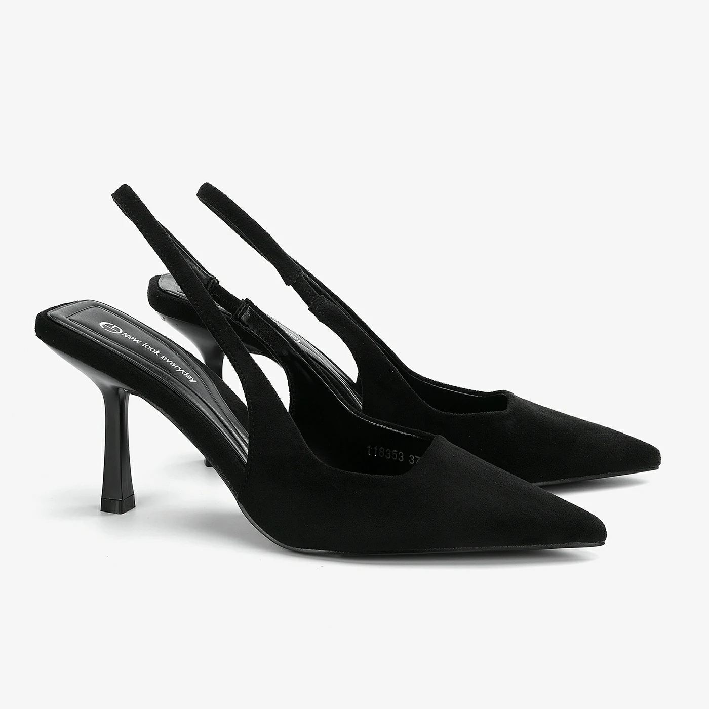 נעל עקב שחור 38