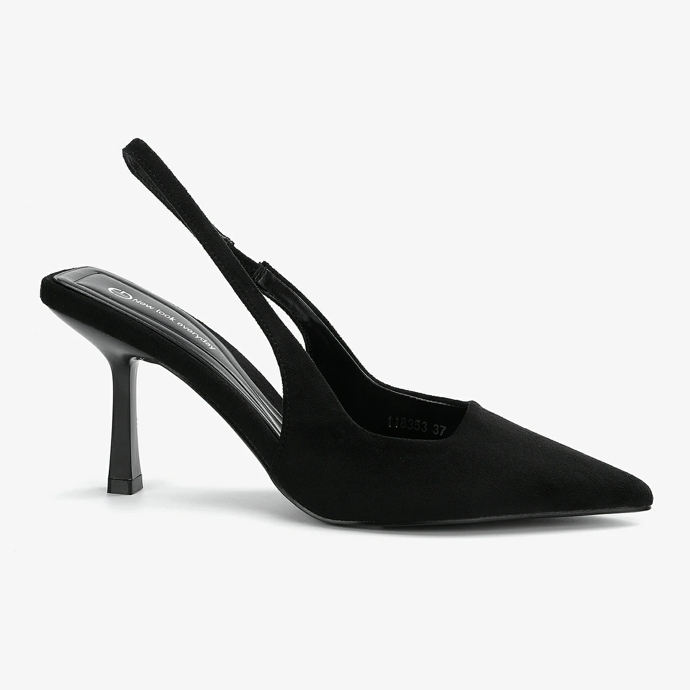 נעל עקב שחור 38