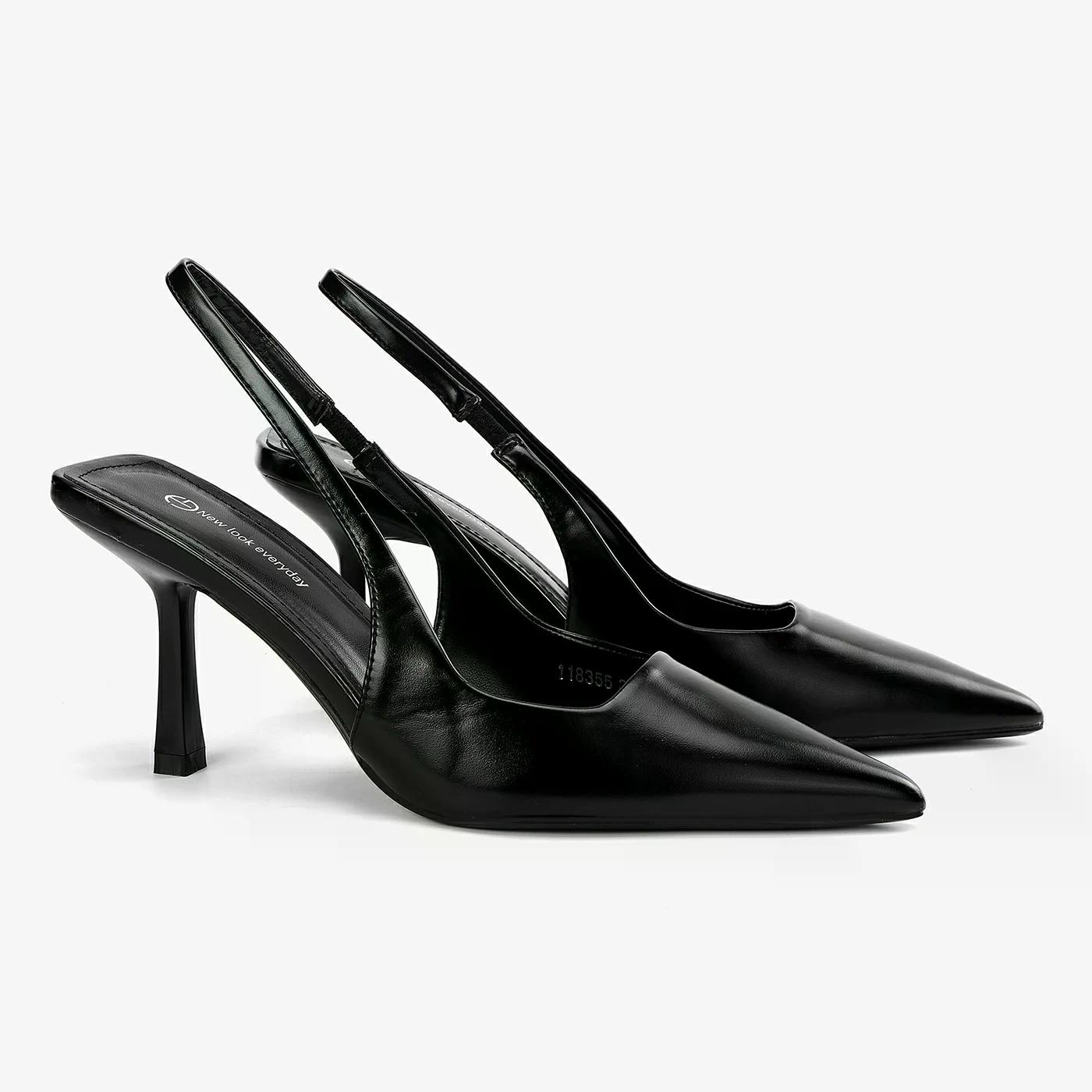 נעל עקב שחור 41