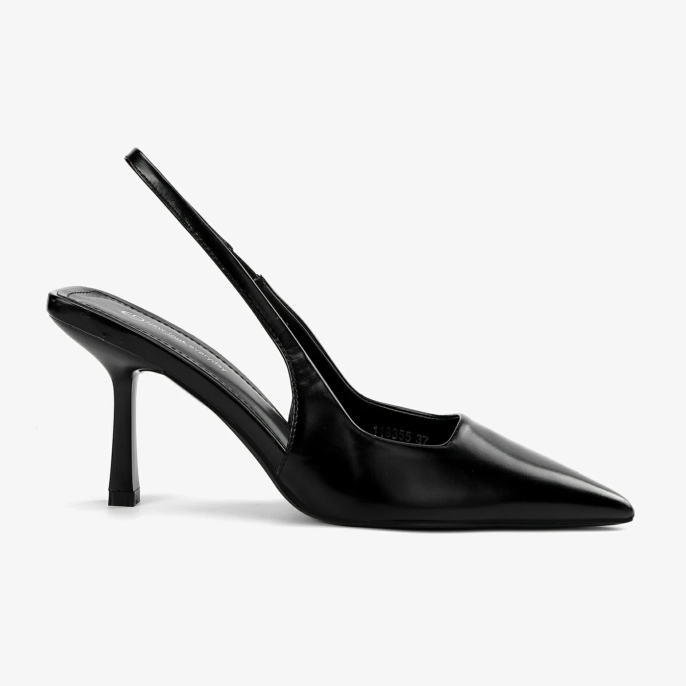 נעל עקב שחור 41