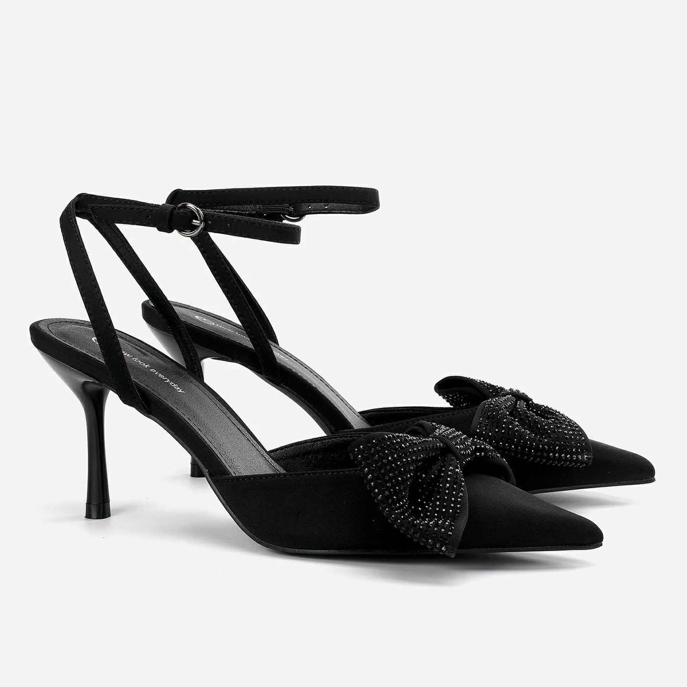 נעל עקב שחור 37