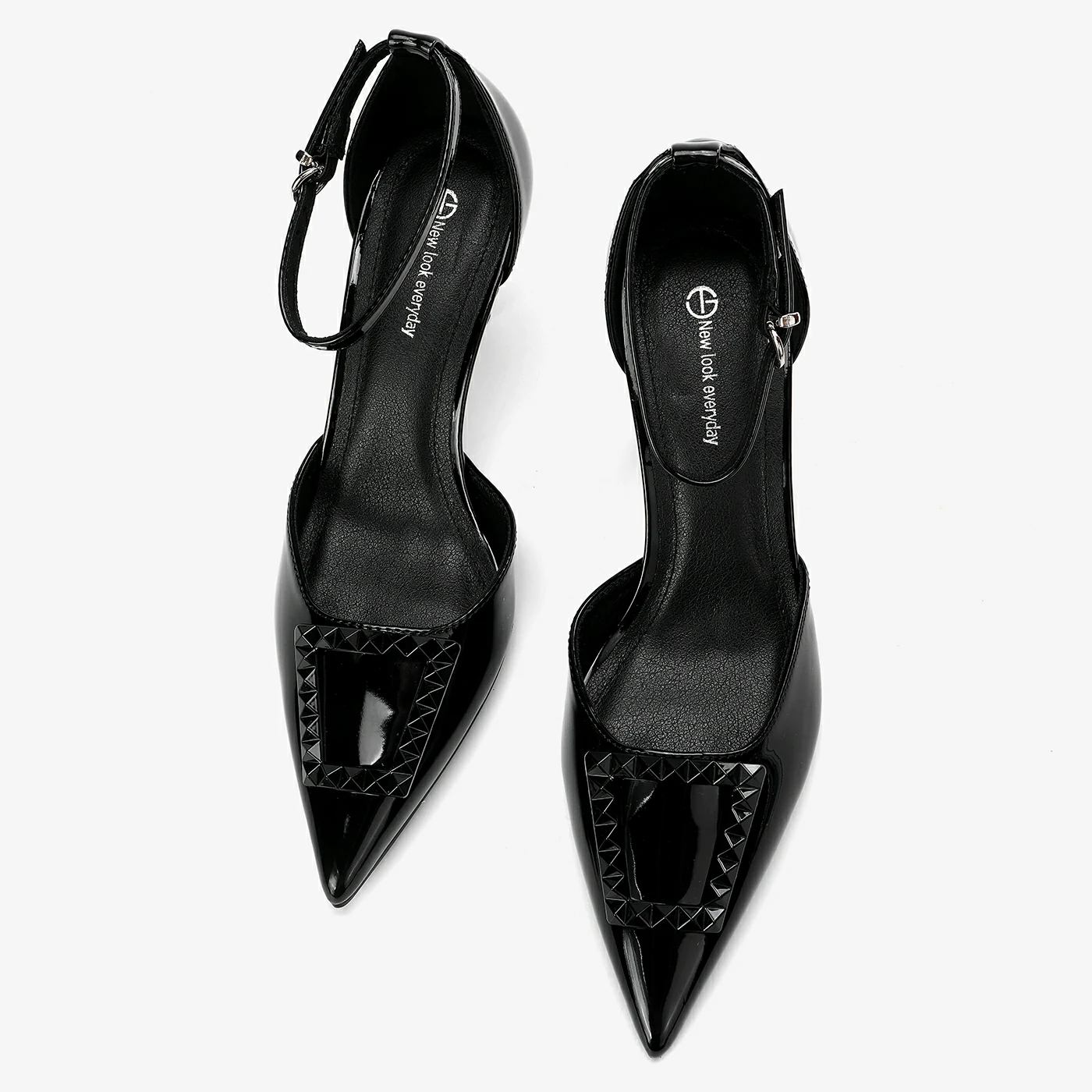 נעל עקב שחור 38