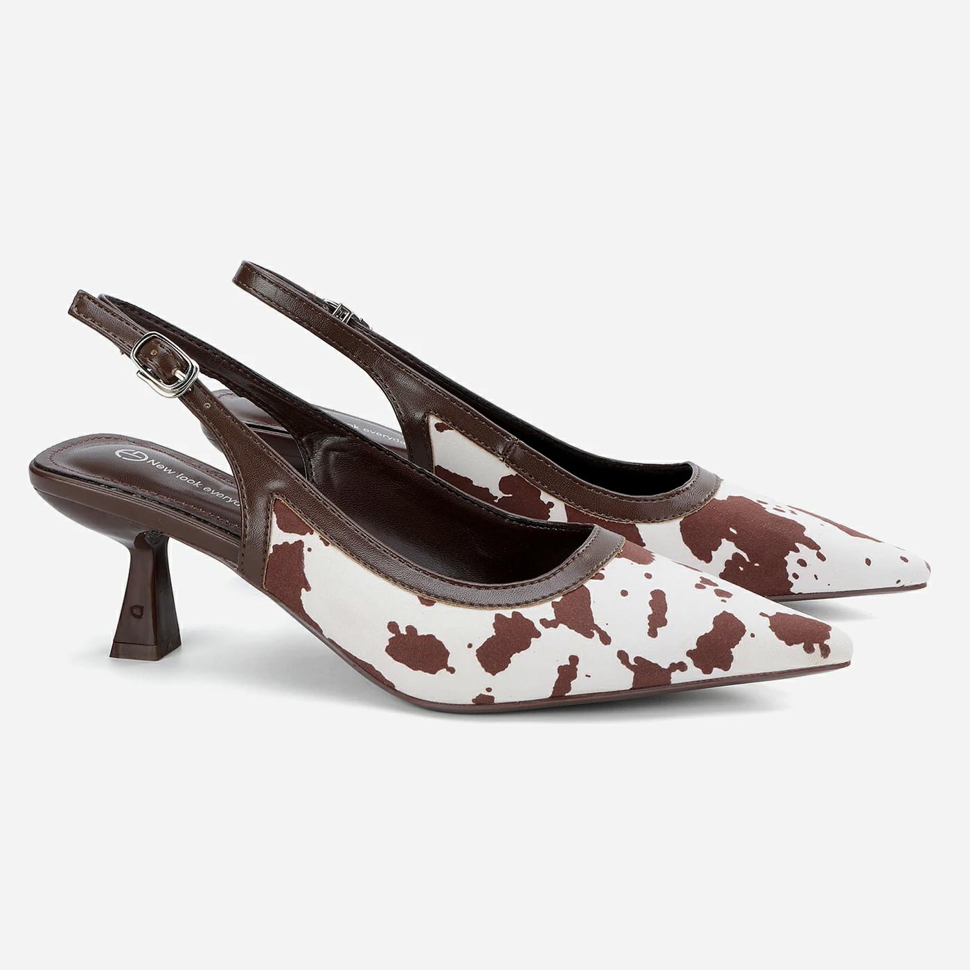 נעל עקב חום 36