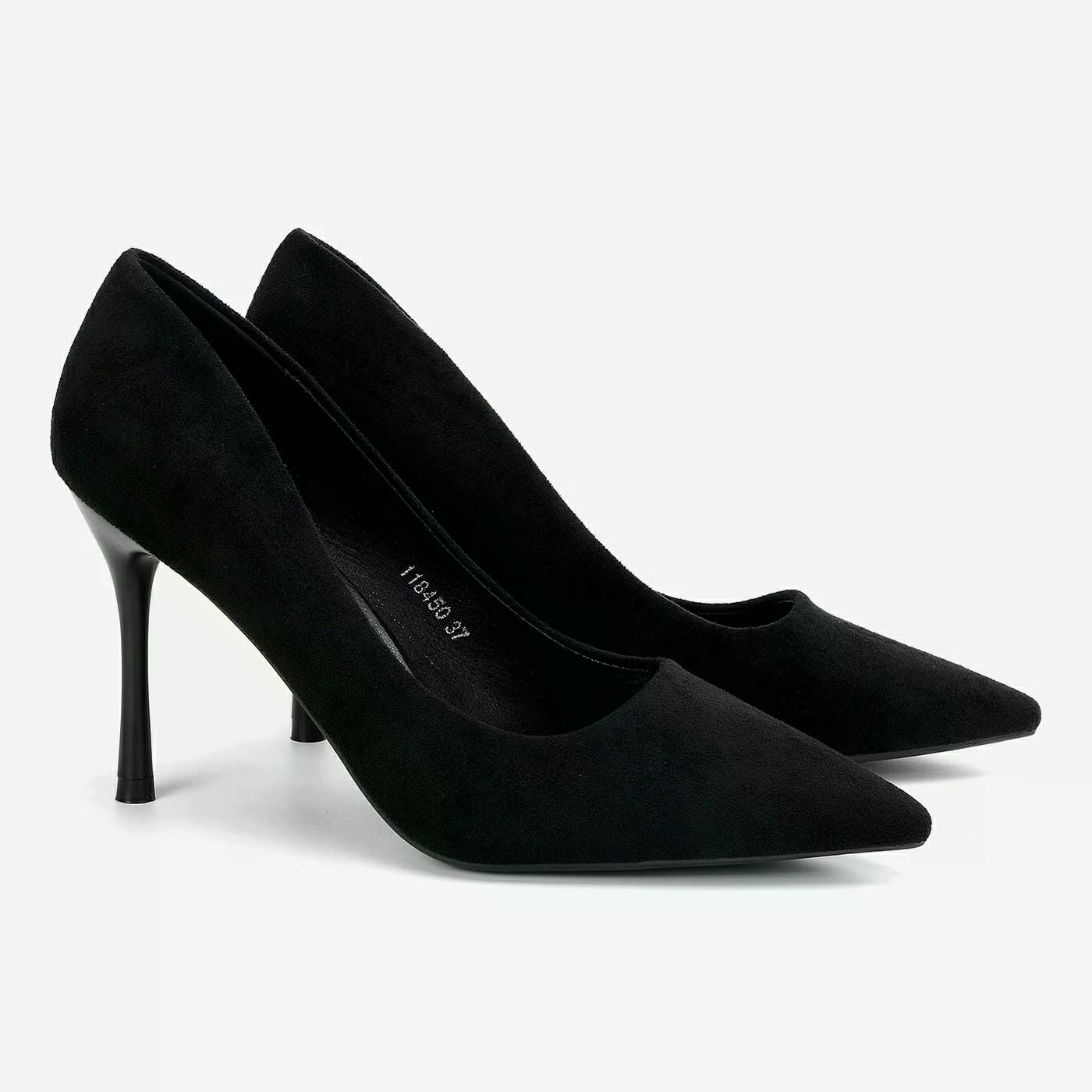 נעל עקב שחור 38