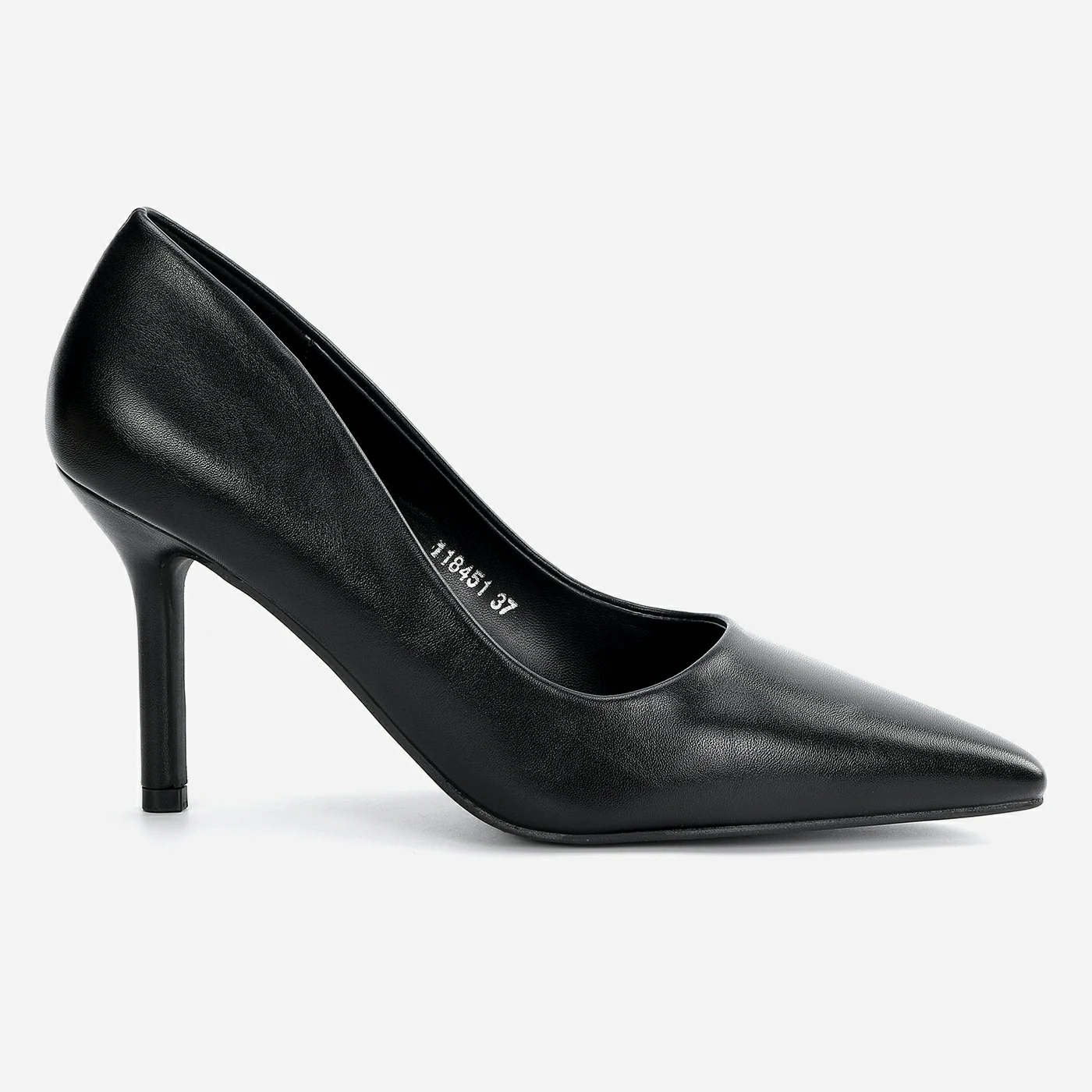 נעל עקב שחור 36