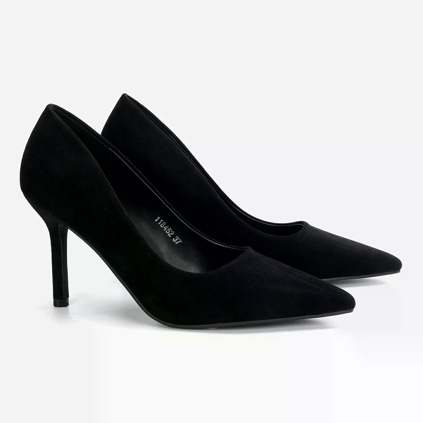 נעל עקב שחור 36