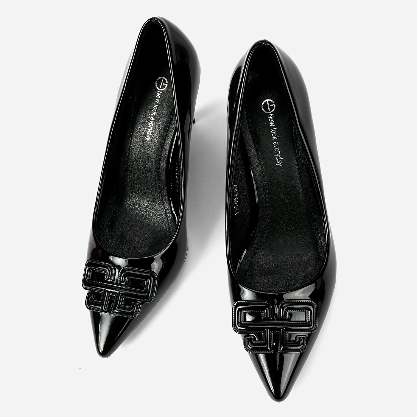 נעל עקב שחור 36