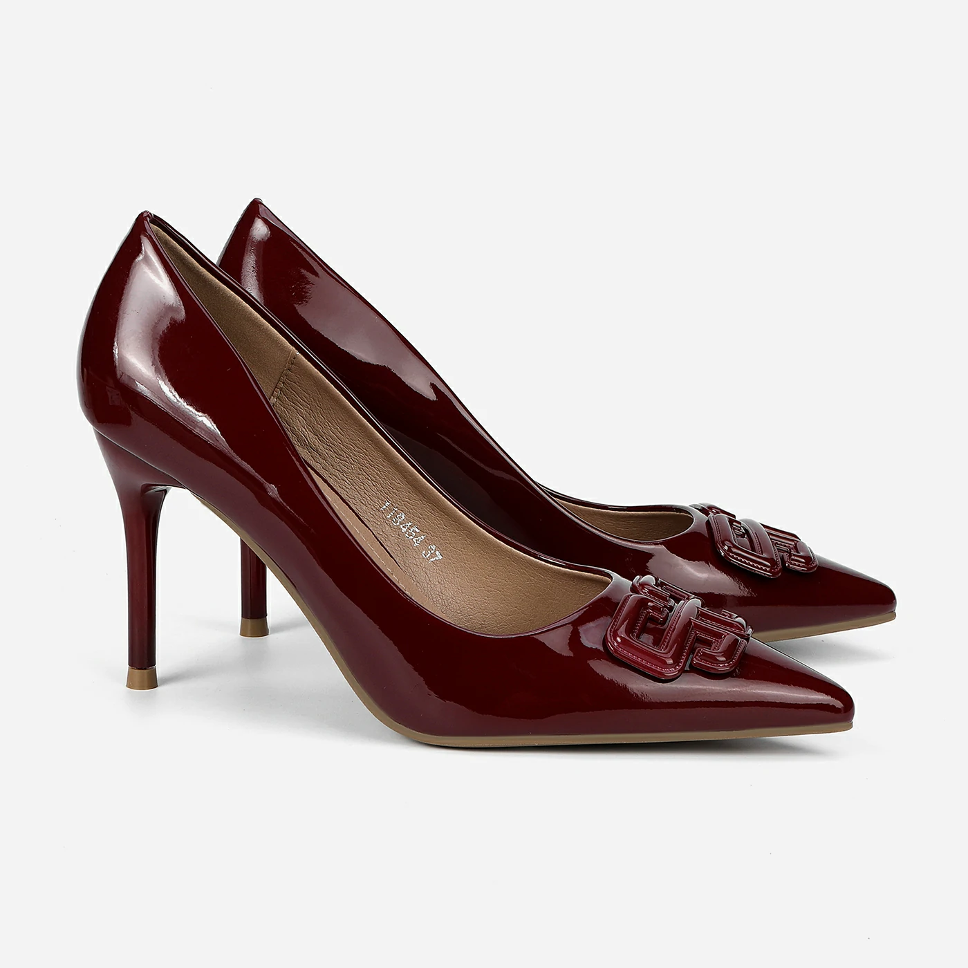 נעל עקב בורדו 37