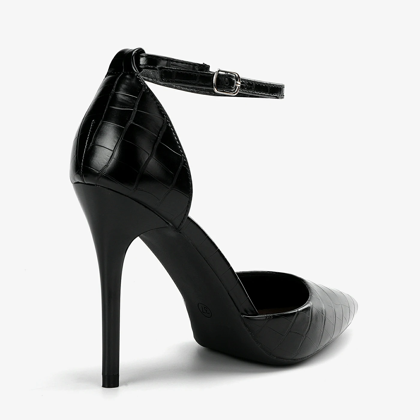 נעל עקב שחור 37