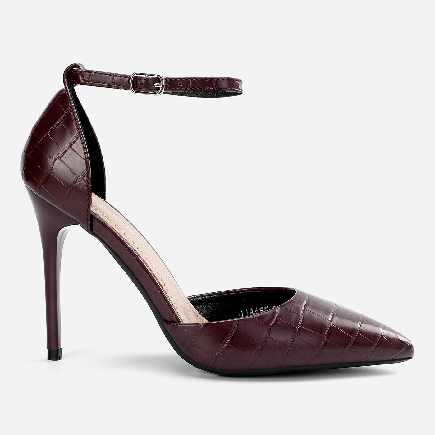 נעל עקב בורדו 36