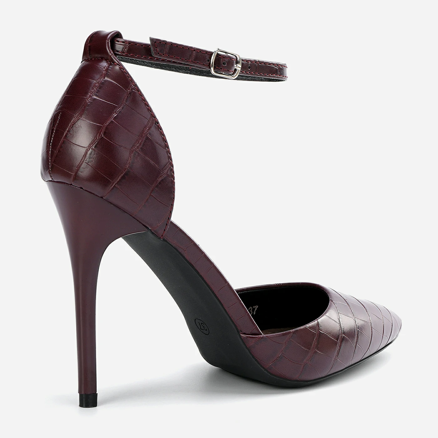 נעל עקב בורדו 36