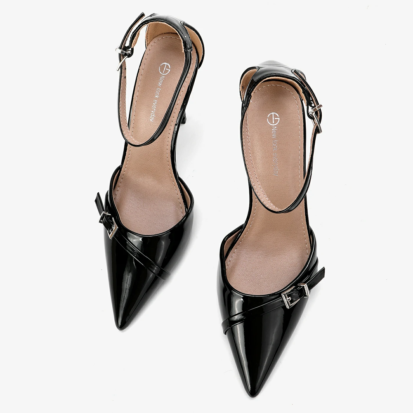 נעל עקב שחור 38