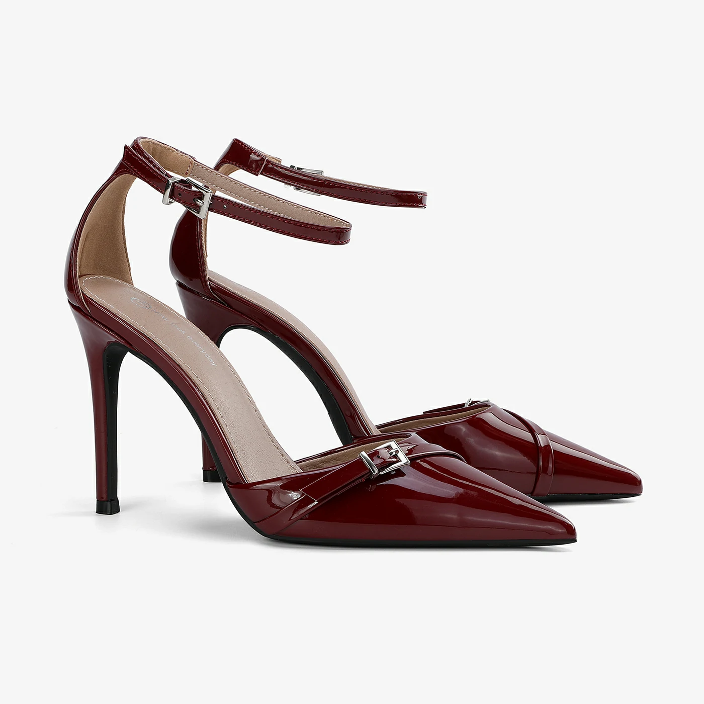 נעל עקב בורדו 41