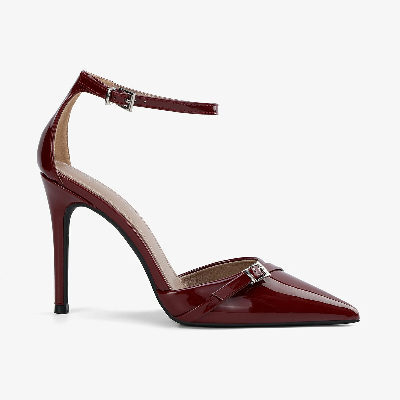 נעל עקב בורדו 41